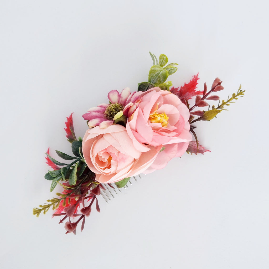Gwynnie's Accessories | Margaret Hair Flower Pink Lemonade