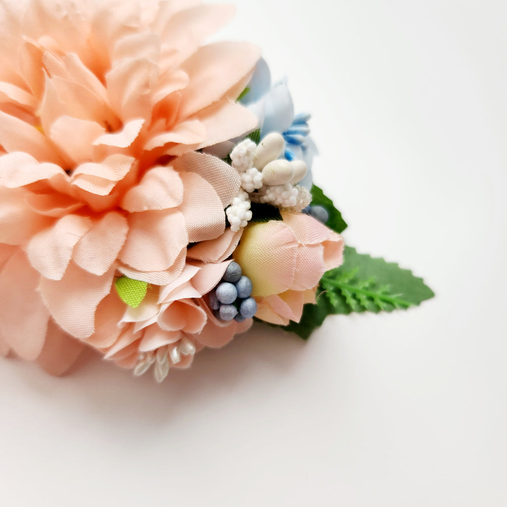 Gwynnie's Handmade Hair Flower - Just Peachy