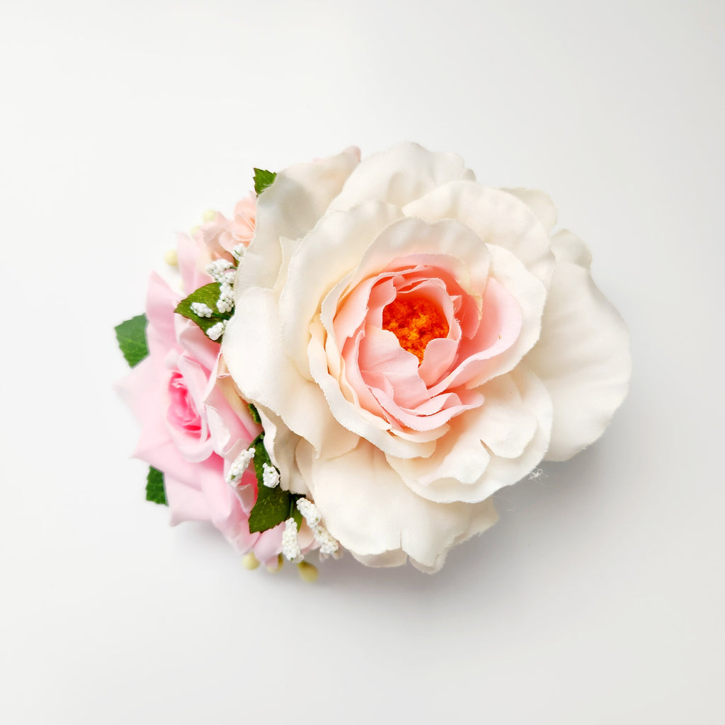 Gwynnie's Handmade Hair Flower - Princess Peach