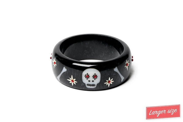 Splendette Halloween 25 Bones DUCHESS Wide Bangle