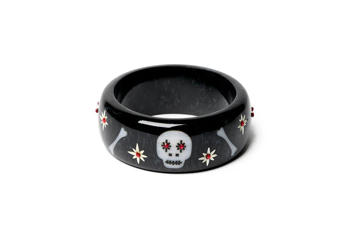 Splendette Halloween 25 Bones CLASSIC Wide Bangle