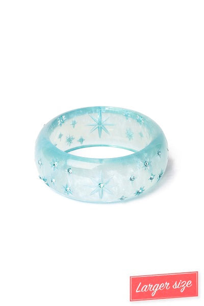 Splendette Birthday Party Sky Tulle DUCHESS Wide Bangle