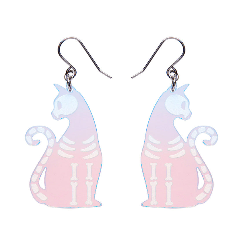Erstwilder Earrings - Halloween | Bone Kitty Iridescent
