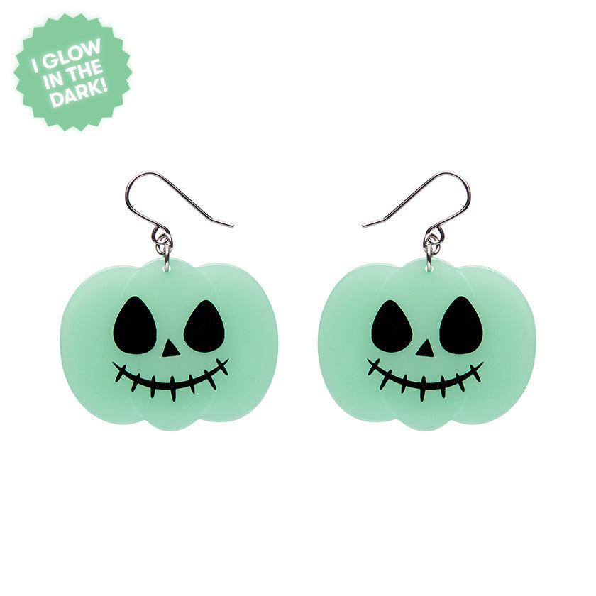 Erstwilder Earrings - Halloween | Jack O Lantern Glow in the Dark