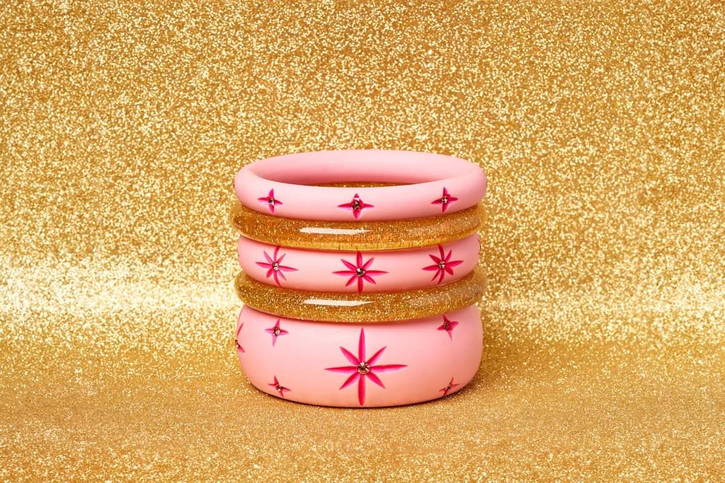 Splendette Matte Dolly Starburst DUCHESS Wide Bangle