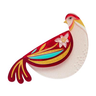 Erstwilder Brooch - Merry Kitschmas | Partridge Perfection