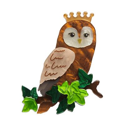 Erstwilder Brooch - Fleur Harris | Regal Woodlands Owl