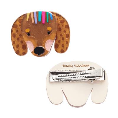 Erstwilder Hair Clips 2pc - Kasey Rainbow Kutopia | Darcy the Dachshund