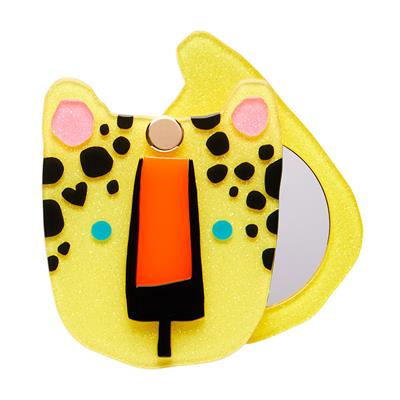 Erstwilder Compact Mirror - Kasey Rainbow Kutopia | Leo the Leopard