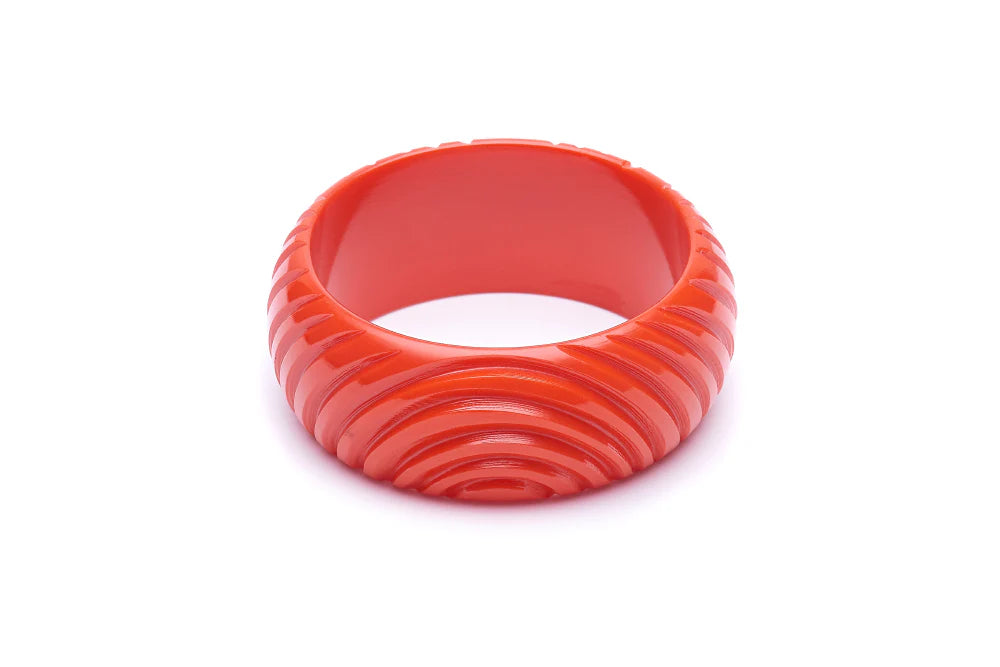 Splendette Heavy Carve Papaya CLASSIC Wide Bangle