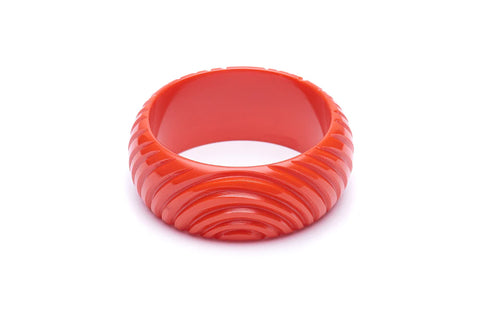 Splendette Heavy Carve Papaya CLASSIC Wide Bangle