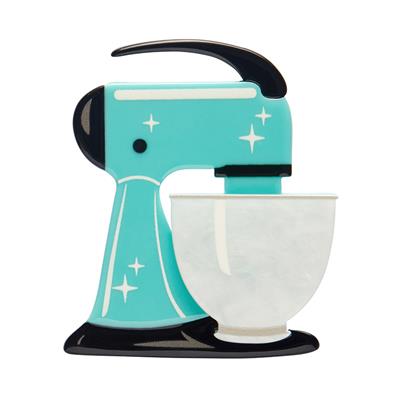 Erstwilder Brooch - Vintage Kitchen | Spin Me Right Round Teal