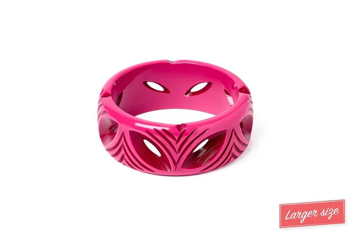 Splendette Tropical Orchid DUCHESS Wide Bangle