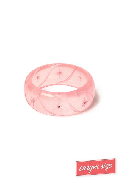 Splendette Birthday Party Pink Chiffon DUCHESS Wide Bangle