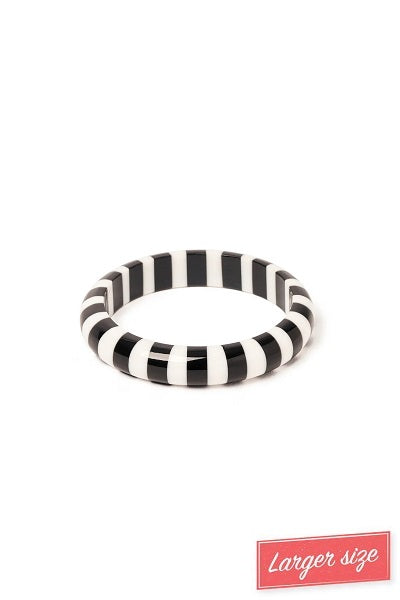 Splendette Stripes DUCHESS Skeleton Midi Bangle