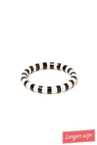 Splendette Stripes DUCHESS Skeleton Narrow Bangle