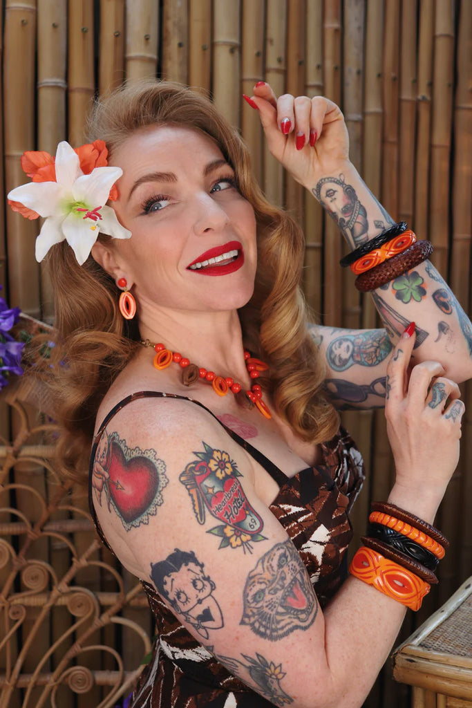 Splendette Tropical Guava DUCHESS Midi Bangle