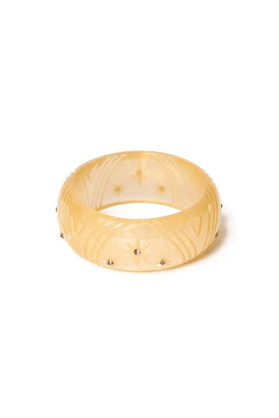 Splendette Birthday Party Gold Voile CLASSIC Wide Bangle