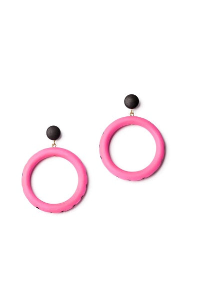 Splendette Earrings | Matte Azalea