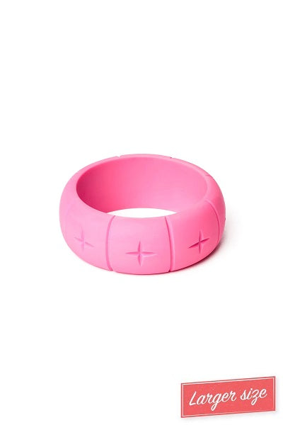 Splendette Matte Azalea DUCHESS Wide Bangle