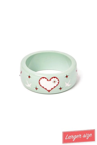 Splendette Valentine's '24 DUCHESS Love Bird Wide Bangle