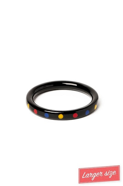 Splendette Maracas Black DUCHESS Narrow Bangle