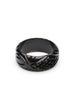 Splendette Heavy Carve Black CLASSIC Wide Bangle