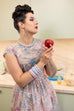 Splendette Heavy Carve Powder Blue CLASSIC Narrow Bangle