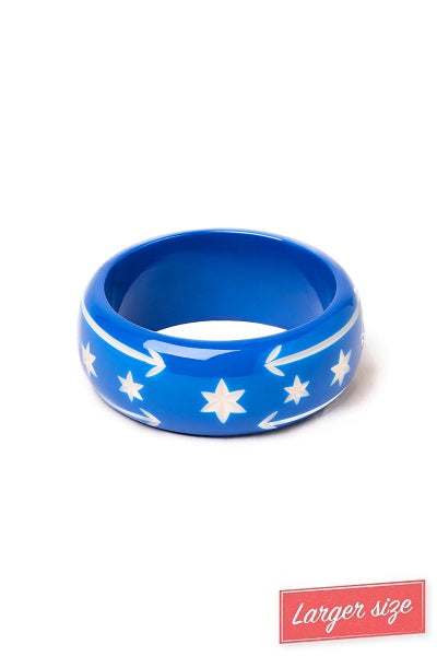 Splendette Western Denim DUCHESS Wide Bangle