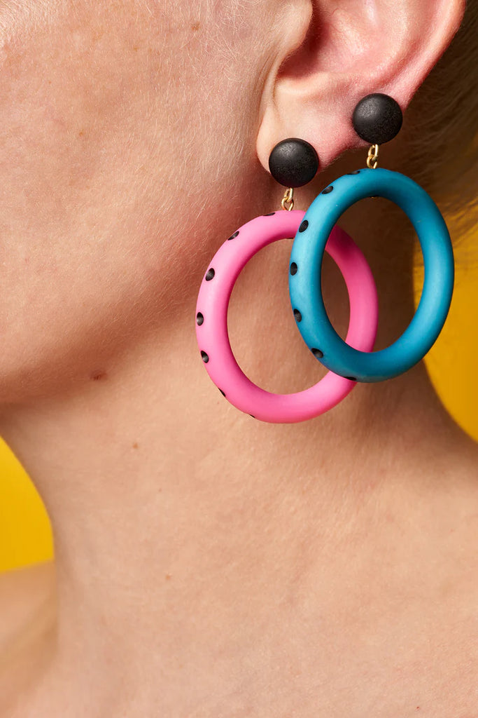 Splendette Earrings | Matte Azalea