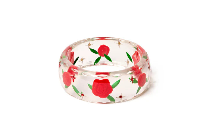 Splendette Rose Garden Lover's Knot CLASSIC Wide Bangle