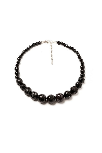 Splendette Necklace - Heavy Carve Black