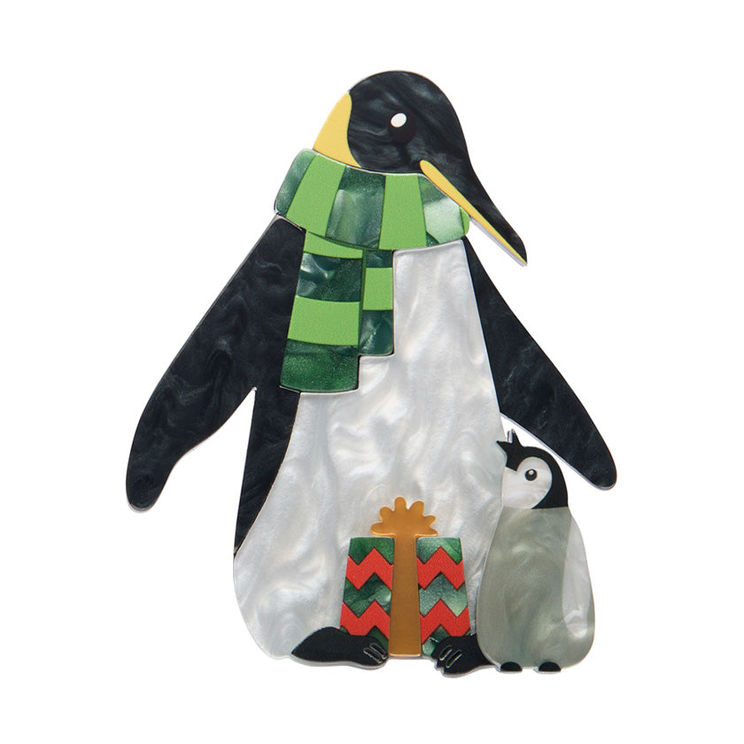 Erstwilder Brooch - Merry Menagerie | Paddy & Pip the Penguins
