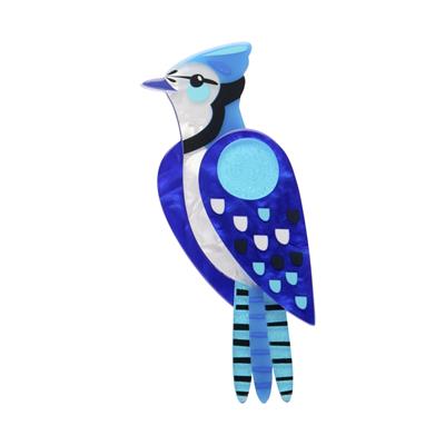 Erstwilder Brooch - Pete Cromer North America | The Boisterous Blue Jay