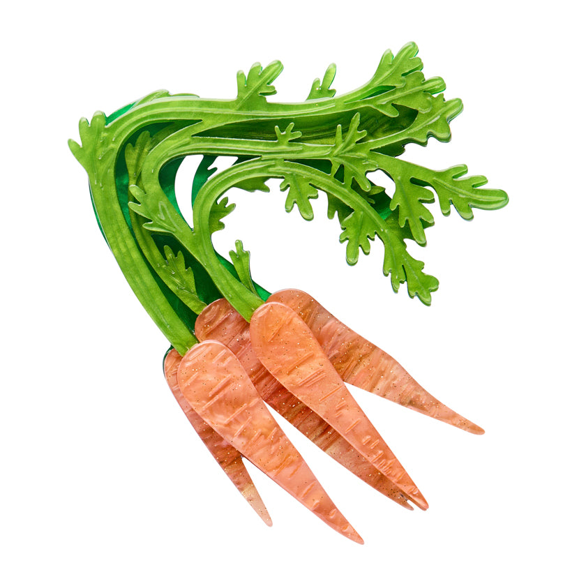 Erstwilder Brooch - In Praise of Veg | Carrot Topper