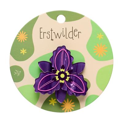 Erstwilder Brooch - Royal Botanic Gardens | Chocolate Lily Simplified Mini