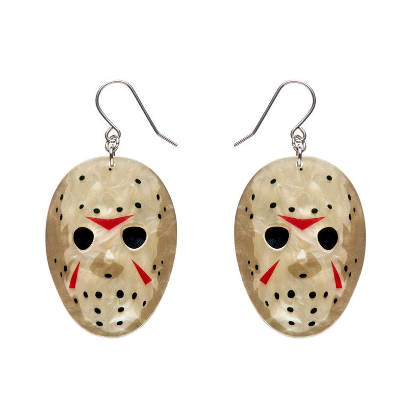 Erstwilder Earrings - Thrills & Chills | Jason Voorhees Mask