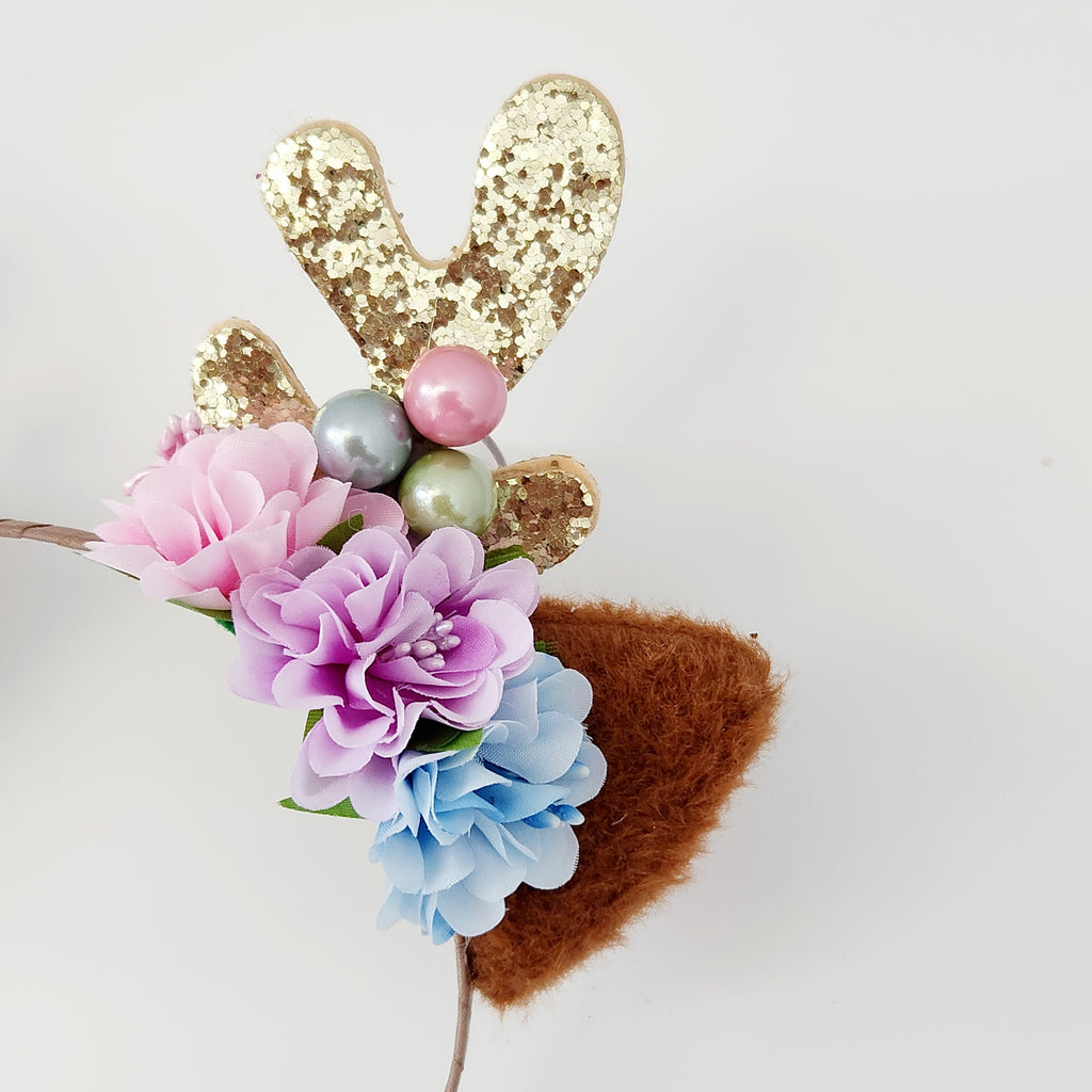 Gwynnie's Hair Flower - Christmas Reindeer Sweet Treats