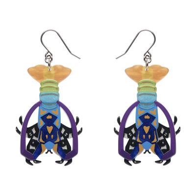 Erstwilder Earrings - Great Barrier Reef | Tropical Rock Lobster