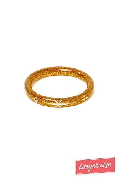 Splendette Christmas '24 Snowflake Gold DUCHESS Narrow Bangle