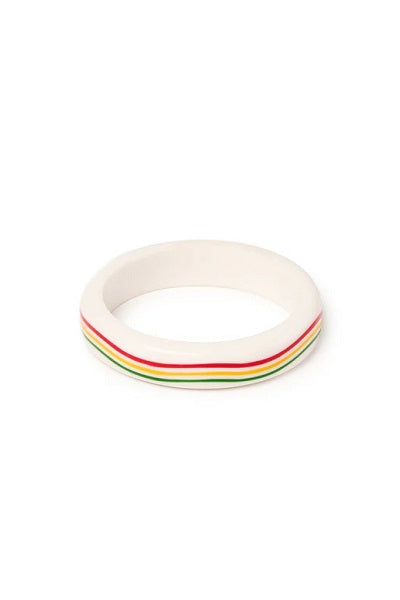 Splendette Maracas White CLASSIC Midi Bangle