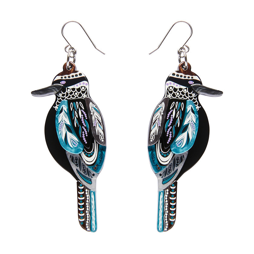 Erstwilder Earrings -  Melanie Hava The Kookaburra 'Gunggaga'