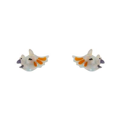 Erstwilder Earrings - Dinosauria Tricera-Pop