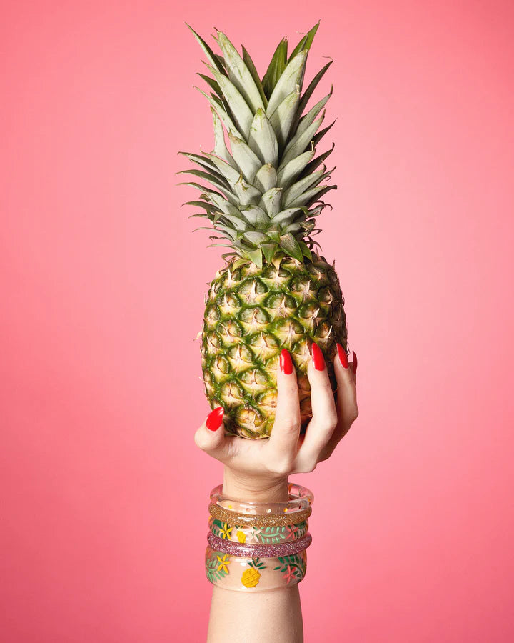 Splendette Fruity Summer Pineapple DUCHESS Narrow Bangle