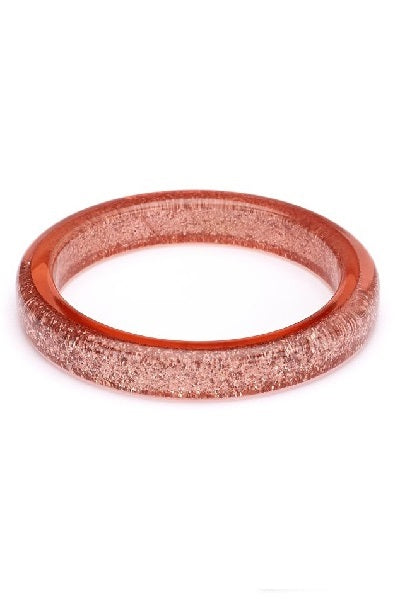 Splendette Glitter Peachy CLASSIC Midi Bangle