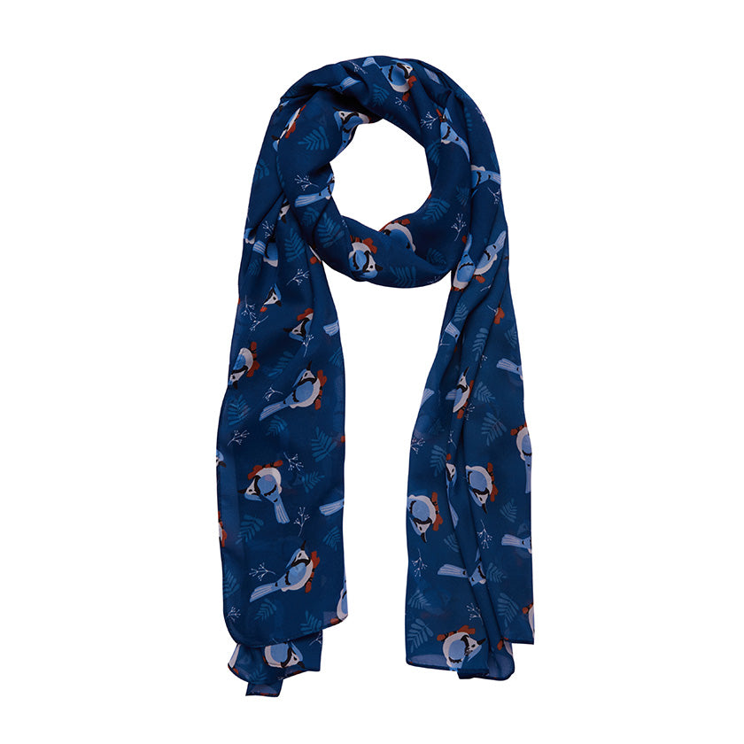 Erstwilder Fan Favourites Large Scarf - Blue Jay Way