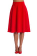 Banned Retro My Wardrobe Staple Swing Skirt Red (S ONLY)