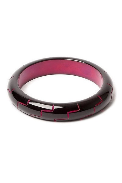 Splendette Autumn '21 Black Magenta CLASSIC Midi Bangle