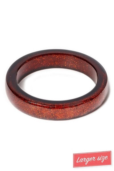Splendette Glitter Bronze DUCHESS Midi Bangle