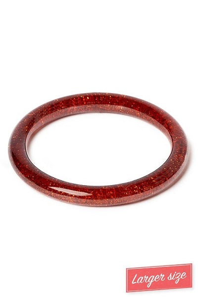 Splendette Glitter Bronze DUCHESS Narrow Bangle